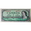 Image 1 : 1954 REPLACEMENT *B/M BANK OF CANADA $1 DOLLAR