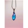 Image 1 : 15)  LONDON BLUE SWAROVSKI CRYSTAL TEAR DROP