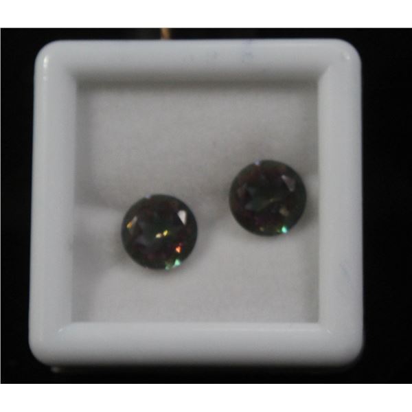 #105-MYSTIC QUARTZ GEMSTONES ROUND 2.5ct