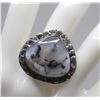 Image 1 : #54-NATURAL DENTRIC OPAL RING SIZE 8