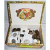 Image 1 : CIGAR BOX FULL OF WORLD COINS