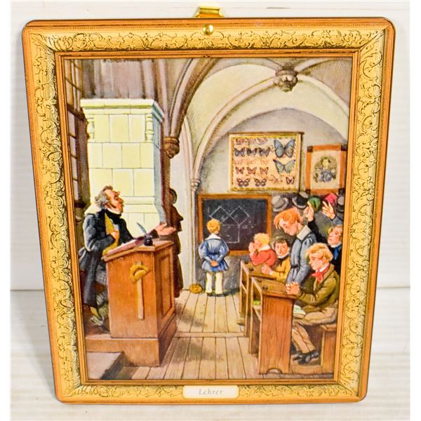 VINTAGE METAL CLASSROOM SIGN