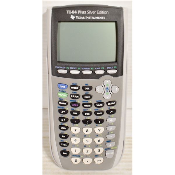 TEXAS INSTRUMENTS TI-84 PLUS SILVER EDITION