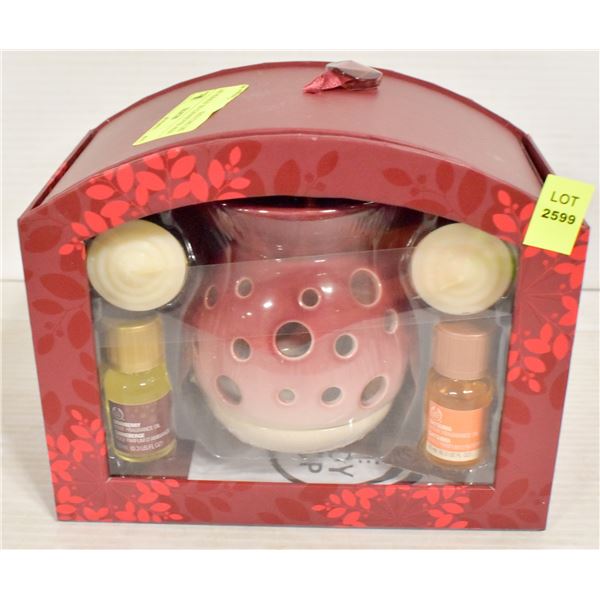 NEW FRAGRANCE OIL BURNER GIFT SET INCLUDES