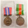 Image 1 : WWII GREAT BRITAIN PAIR OF WAR MEDALS