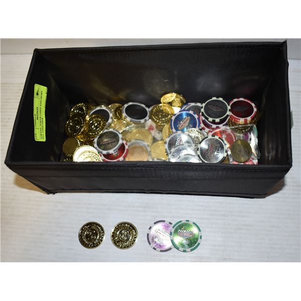 TOKENS, POKER CHIPS AND MORE ALL TOGETHER