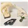 Image 1 : 4 MARBLE DOLPHINS