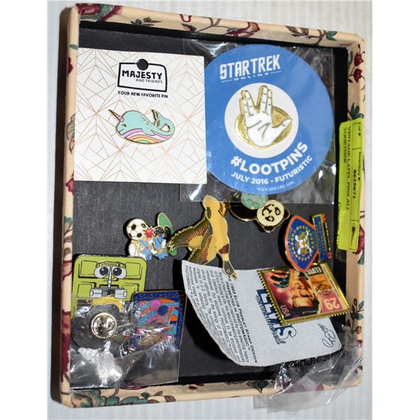 VINTAGE LAPEL PINS ALL TOGETHER