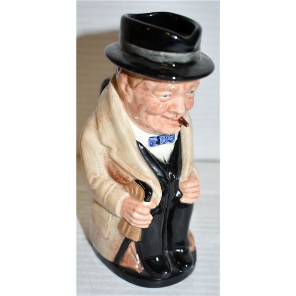 VINTAGE WINSTON CHURCHILL ROYAL DOULTON TOBY JUG