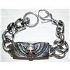 Image 1 : HEAVY MENS SKULL BRACELET IN BOX