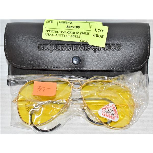 "PROTECTIVE OPTICS" (WILEY X USA) SAFETY GLASSES