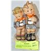 Image 1 : VINTAGE HUGGING BOYS HUMMEL FIGURINE