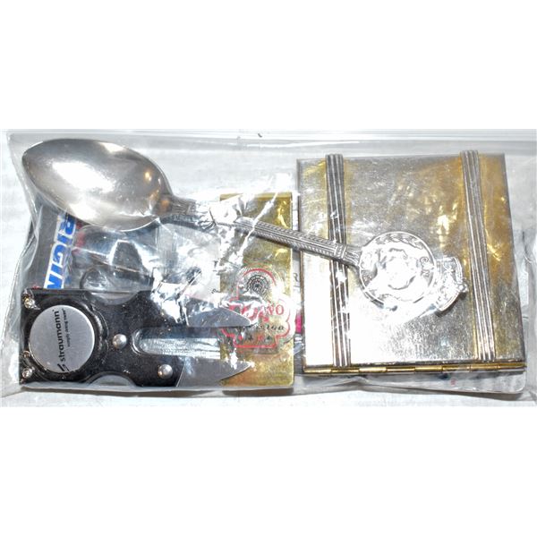 1939 SPOON, COMPACT, MONEY CLIPS & MORE