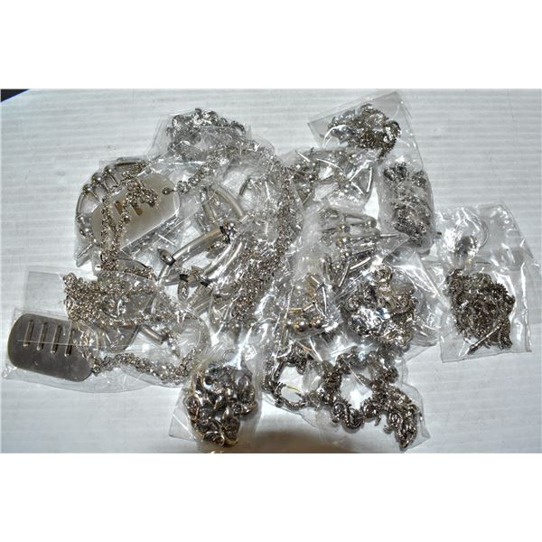 20 NEW PIECES OF MENS JEWELRY ALL TOGETHER