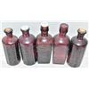 Image 1 : PURPLE ELIXIR MEDICINE BOTTLES ALL TOGETHER