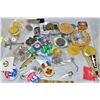 Image 1 : TOKENS, PINS, POCKET WATCH , MONEY CLIP & MORE