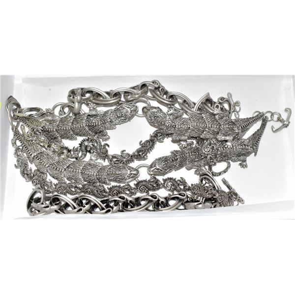 6 MENS BRACELETS ALL TOGETHER