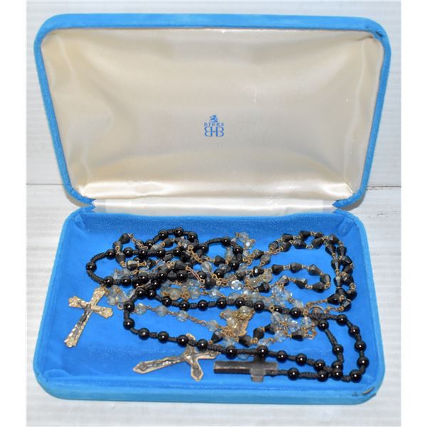 3 OLD ROSARIES ALL TOGETHER