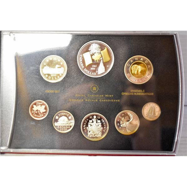 2005 ROYAL CANADIAN MINT PROOF SET CANADIAN COINAG