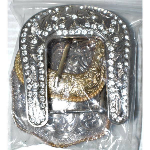 LADIES WESTERN BUCKLES ALL TOGETHER