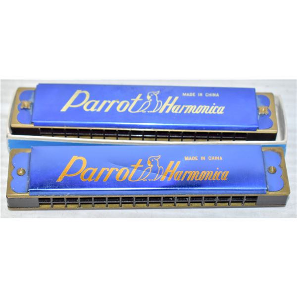 2 BLUE HARMONICAS TOGETHER