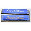 Image 1 : 2 BLUE HARMONICAS TOGETHER