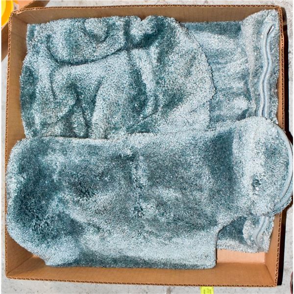 3-PIECE PLUSH BATHROOM SET (INCLUDING BATH