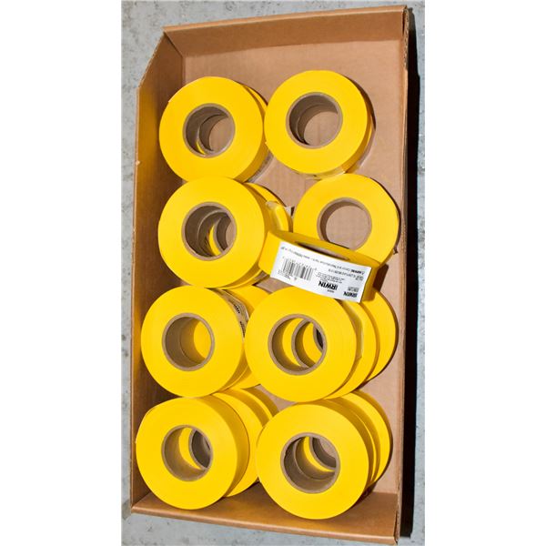 FLAT OF IRWIN YELLOW FLAGGING TAPE
