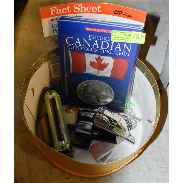 COIN BOOKS, TOKENS AND MORE ALL TOGETHER