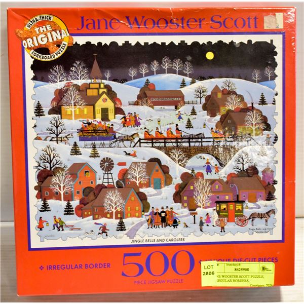 JANE WOOSTER SCOTT PUZZLE, IRREGULAR BORDERS,