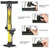 Image 1 : YELLOW IDMAX ERGONOMIC BIKE FLOOR PUMP