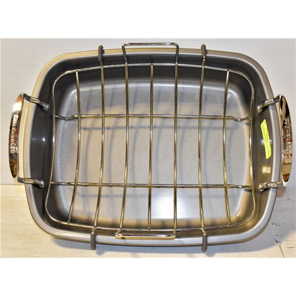 KITCHENAID NON-STICK ROASTER WITH LARGE WIRE