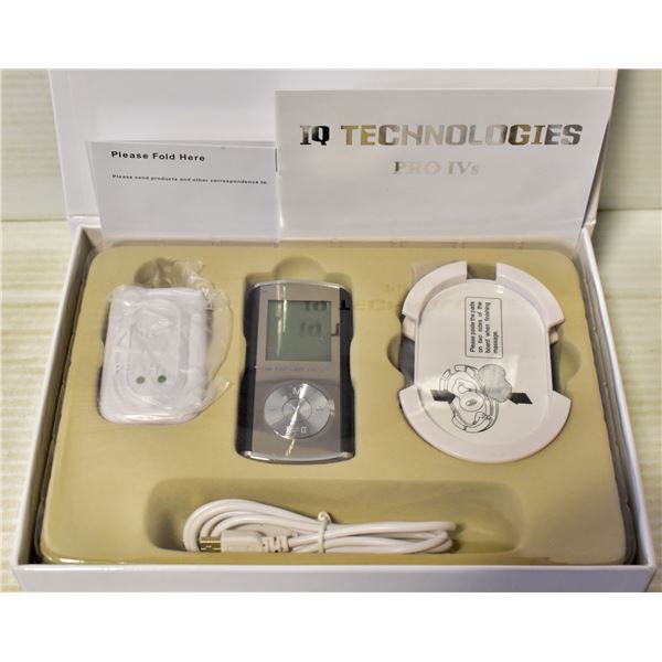 NEW IQ TECHNOLOGIES BLACK PRO IV  TENS MACHINE