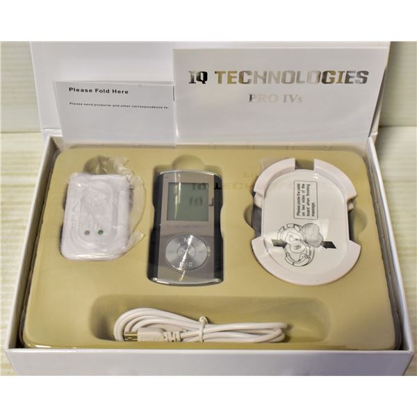 NEW IQ TECHNOLOGIES BLACK PRO IV  TENS MACHINE