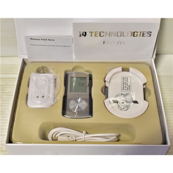 NEW IQ TECHNOLOGIES BLACK PRO IV  TENS MACHINE