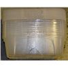 Image 1 : BUNDLE OF 10 CLEAR STORAGE BINS WITH LIDS
