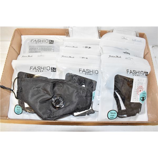 15 REUSABLE MASKS WITH FILTERS