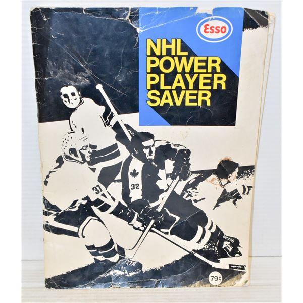 1970-71 ESSO NHL POWER PLAYER SAVER STAMPS