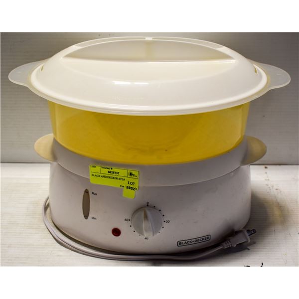 BLACK AND DECKER STEAMER