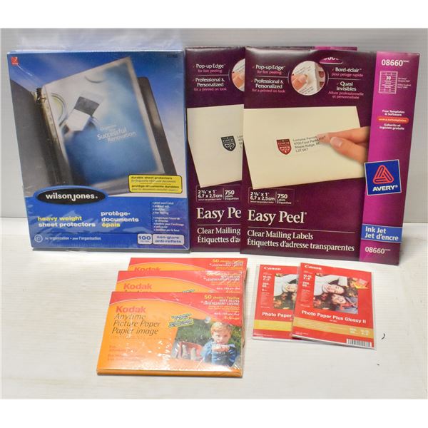 BOX WITH 3 NEW 50 SHEET PACKS OF KODAK