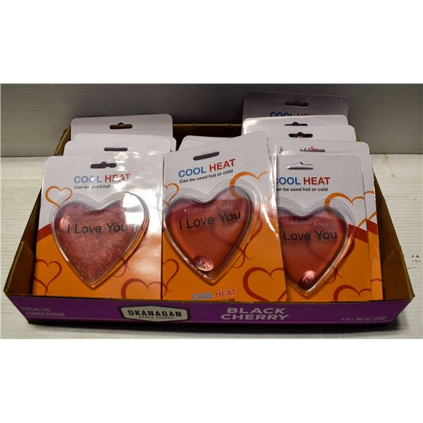 LOT OF NEW COOL HEAT HEART SHAPED COOLING /HEATING