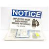 Image 1 : 20+ NOTICE WASH HANDS STICKERS
