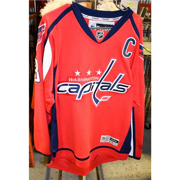 OVECHKIN SIZE LARGE JERSEY