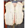 Image 1 : VINTAGE SHEEPSKIN VEST SIZE MEDIUM