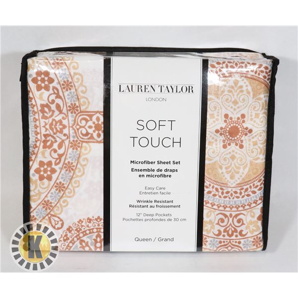 NEW 4PC QUEEN SIZE MICROFIBER SHEET SET
