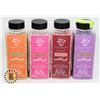 Image 1 : LOT OF 4 NEW ASSORTED SCENT BATH SALTS 500G EACH