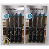 Image 1 : TWO NEW 4PC FARBERWARE STEAK KNIVES
