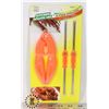 Image 1 : 3 PC SHELLFISH UTENSIL SETS ORANGE