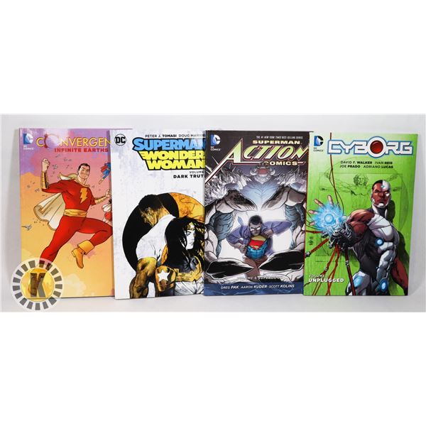 BAG OF ASSORTED DC GRAPHIC NOVELS