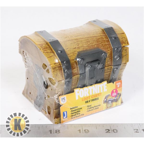 NEW 6PC FORTNITE LOOT CHEST FOR 4" FIGURES